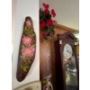 Image 2 : Daniel Dakota Quartz Westminster Chime Wall Clock with small wooden collectable art piece . 
