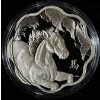 Image 1 : 2014 $15 Lunar Lotus Year of the Horse - 99.9% Fine Silver Coin