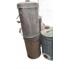 Image 2 : Four Metal Cans and One Metal Shopping Cart