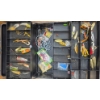 Image 5 : Fishing Tackle Set with Rod, Reels, Tackle Boxes, and Cabelas Bag