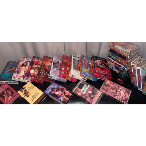 VHS Aprodiasiacs Vast Adult Only Pornography Collection- Bush?No Bush? Pic Your Flick