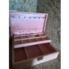 Image 4 : Jewelry Box Collection Incl. Wooden Buxton, and Pink Antique Box w/ Key 