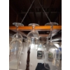 Image 2 : Hanging Wine Glass Rack or Stemware Rack