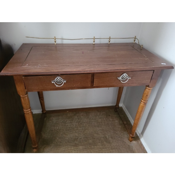 Wooden Hall Table w/ Drawers 36 X 19 X 29
