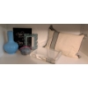 Image 1 : Glam Room Decor - Porcelain Alchemy Vase Trinket Dish Crystal Pedestal Spa Pillow & More