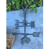 Image 2 : Antique boxes, horseshoes, weathervane, and McCormik Deering Antique scale.