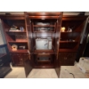 Image 2 : Mahogany Three Piece Bookshelves 110L x 77T Contents Not Included