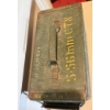 Image 3 : Metal Military Ammunition Box with Yellow Stencils