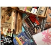 Image 3 : Assortment of matches inside a WM pen, old cigar box small wooden box assortment of vintage boxes, s