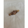 Image 2 : Antique Stamped 10K Yellow Gold Broach (2.52g) w/ Change Purse & Manicure Set