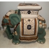 Image 3 : Vintage Hollywood Regency Chinese Elephant Plant Stand 21"Tall