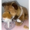 Image 2 : Vintage Costume Jewelry w/ Crystal Ring Holder & Blinged Out Lion Stuffie