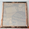 Image 2 : XL Marimekko "Kumiseva" Textile Art Print On Stretched Cotton - Designed By Katsuji Wakisaka