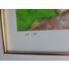 Image 4 : Numbered Print 105/350 "Flower Garden in Holland" -Artist C. Cambour, 40.5 X 36 Framed Under Glass 