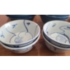 Image 3 : Blue and White Rice Bowls- Larger: 6 W, 3 T and Smaller: 5 W, 2 T 