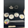 Image 1 :  2015 $20 Looney Tunes - Pure Silver 4-Coin Set with Watch $809.00 retail 127.32g