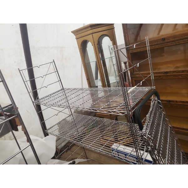 Steel Shelving Units + 2 Shelves (64" x 47" x 18" Inches)