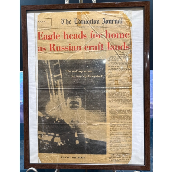 The Edmonton Journal - July 21, 1969 Moon Landing