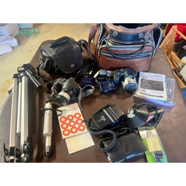 Lumix Panasonic DMCFZ7 12 times x the zoom with carrying case battery and battery chargers +MORE