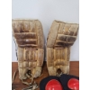 Image 2 : Vintage Hockey Gear, Including CCM Shin Guards and Ice Skate Blades