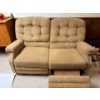 Image 1 : Beige Suede Recliner 60L 28D 37H