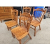 Image 1 : Set of Antique Tell City Wooden Dining Chairs