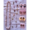 Image 3 : Beaded Necklaces and Clip-On Earrings, Multi-Materials and Designs