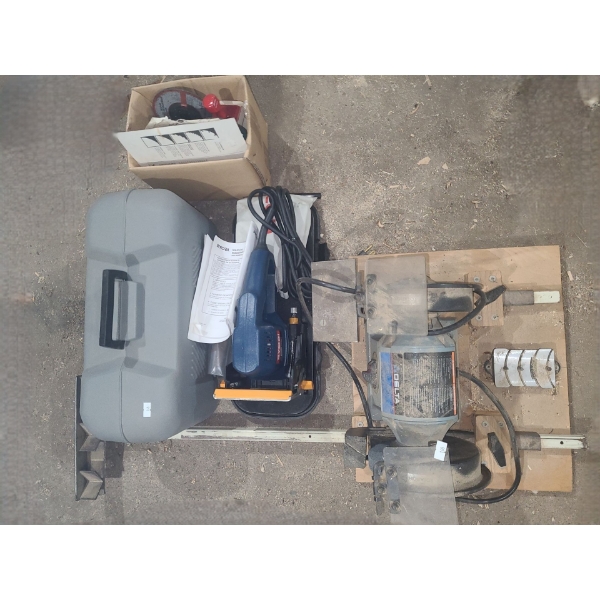 Ryobi JM-81 Plate Joiner, Delta 23-640C Basic Grinder 