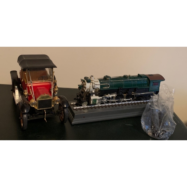 Collectors Train Landline Phone w/ Old Timer Model T 