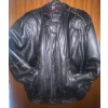 Image 1 : Vintage Genuine Leather Men's Bomber Jacket Size L - New Condition