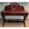 Image 1 : Antique Victorian Carved Walnut Secretary Desk/Vanity Late 1800's  44x22x41"t