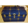 Image 1 : Large Blue Steamer Trunk w/ insert