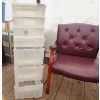 Image 9 : Storage and Sitting - Assorted Chairs, Tables and Storage Shelf