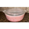 Image 2 : Vintage Pink Pyrex Gooseberry Cinderella Casserole Dishes & More
