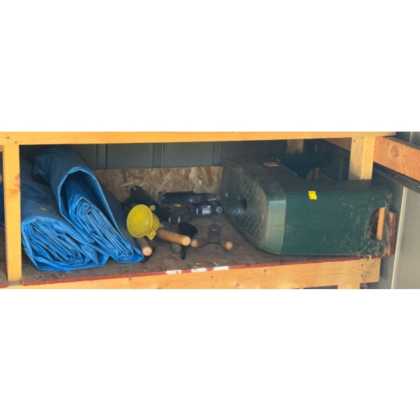 Set of Tarps, Tools, Stool and More! 