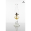 Image 2 : Vintage Glass Oil Lamp 16''INCHES IN HEIGHT