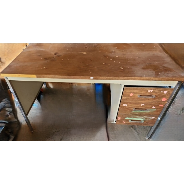 Garage Desk w/ 3 Drawers 54 W, 30 D, 30 T 