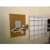 Image 1 : Cork Bulletin Board, Magnetic Whiteboard, and Office Organizer Set