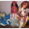 Image 3 : Jewelry Chain Organizers, Tallest: 16 T, Dolls, Globe Bookends, Vintage Glass 