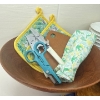 Image 3 : Luxury Kitchen Set - Salad Essentials Reptile Skin Pottery Bowl Burl Utensils Wood Salad Bowl & more