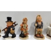 Image 3 : Collection of Goebel Figures; Birds, Ladder, Reading,  3.5H-6H