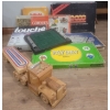 Image 1 : Blast from the Past Collection of Board Games w/ Neat Custom Made Truck Crib Board