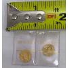 Image 2 : 8 Karat Gold United States of America Liberty Copy Coins; Set of 2, Unopened, Package Weighs 0.8g
