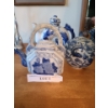 Image 1 : Blue & Teapot.  Tallest 7 1/2 h x 1 1/2 d
