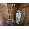 Image 1 : Laundry Essentials-  Irons, Iron Board, Shoe Rack, Portable Closet, Stacking Stool too