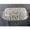 Image 7 : Pressed Glass Dishware and Accessories Set with Starburst Design (10 Pieces)