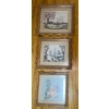 Image 1 : Three Handmade Needle Point Framed Art  16"x 21"tall