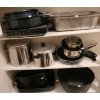 Image 1 : Assorted Roasting Dishes, Broiler Pan, Stockpot, Cookware 