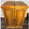 Image 2 : Rustic Wooden Bar or Wine Cabinet  Handmade In Mexico  