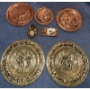 Image 1 : Copper & Brass Decorative Wall Plates w/ German Style Barometer & More 24T